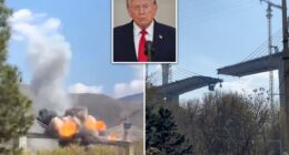 Iranâs tallest bridge destroyed in US-Israeli airstrikes as Trump warns of more destruction